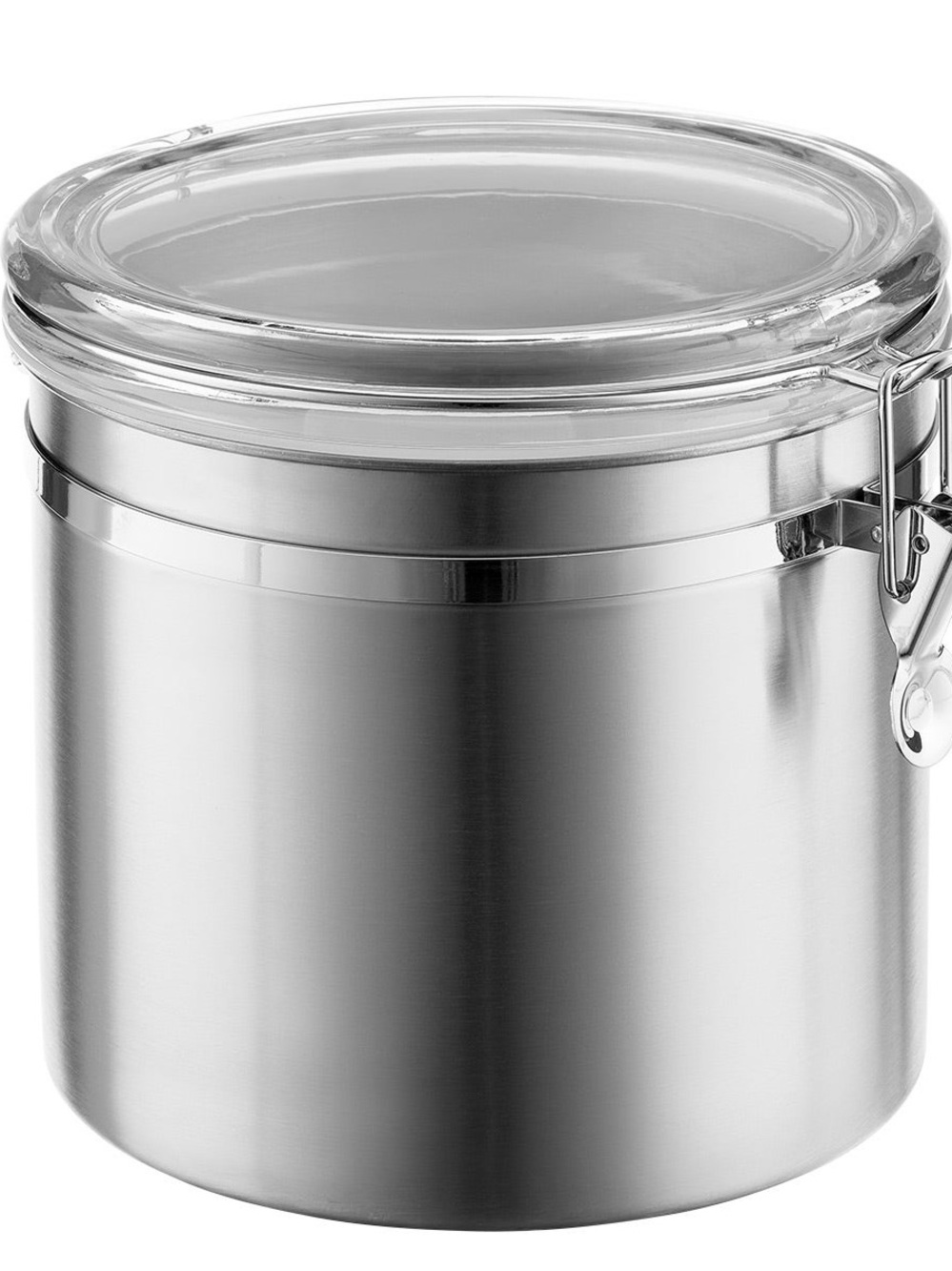 Oggi extra large 150 oz Stainless Steel Food Storage Canister with Clear Lid